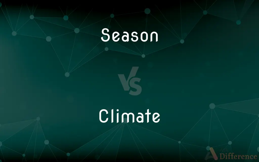 Season vs. Climate — What's the Difference?