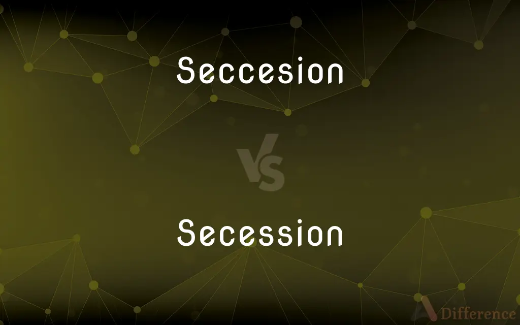 Seccesion vs. Secession — Which is Correct Spelling?