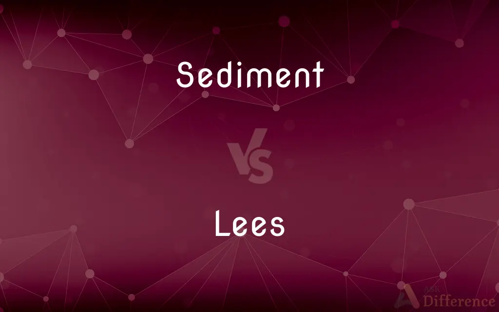 Sediment vs. Lees — What's the Difference?