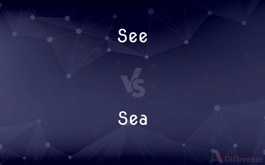See vs. Sea — What's the Difference?
