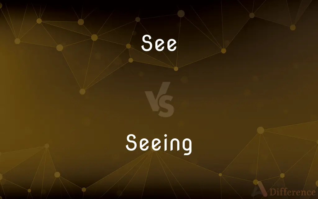 See vs. Seeing — What's the Difference?