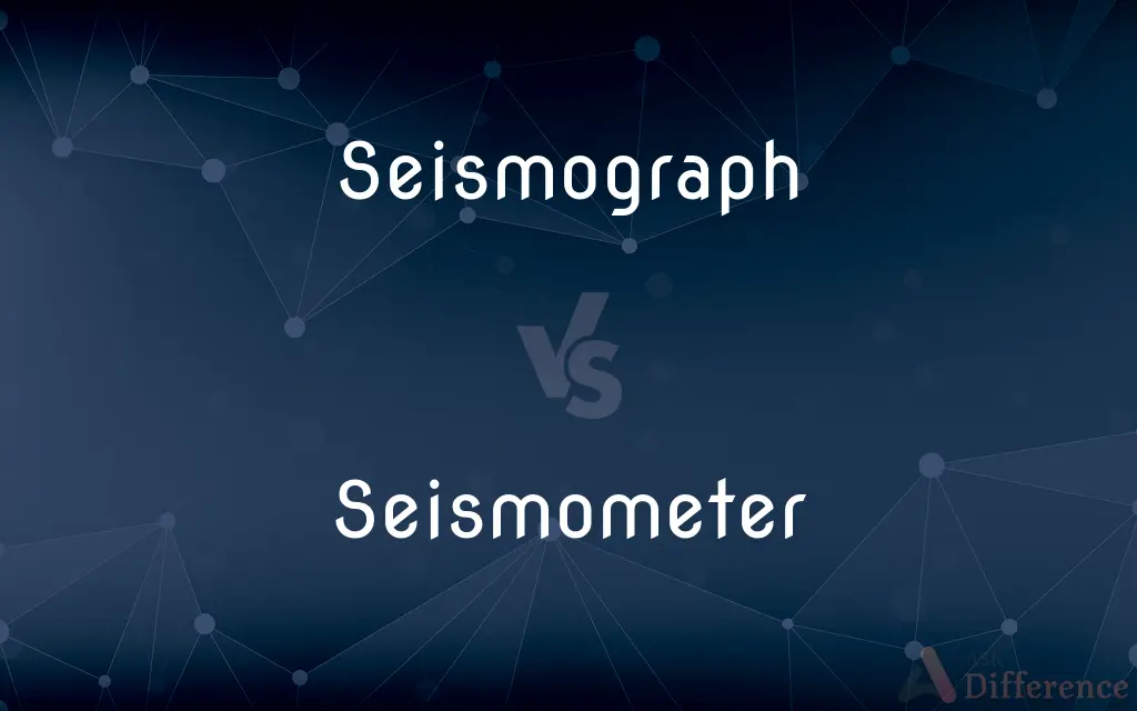 Seismograph vs. Seismometer — What's the Difference?