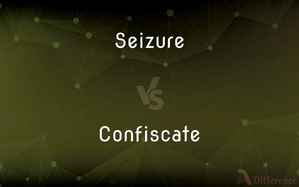 Seizure vs. Confiscate — What's the Difference?