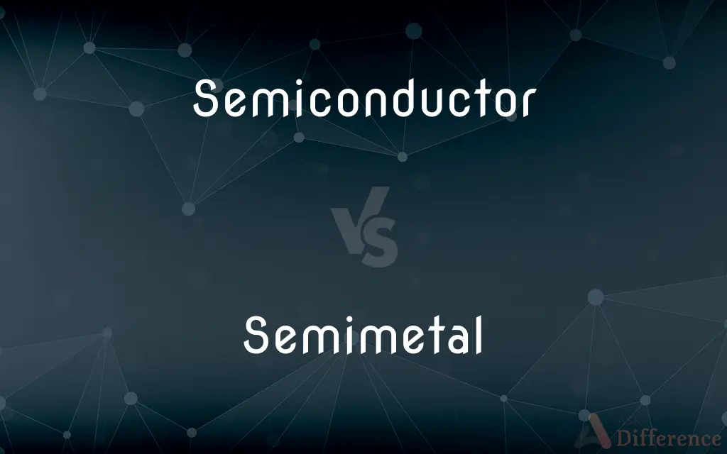 Semiconductor vs. Semimetal — What's the Difference?