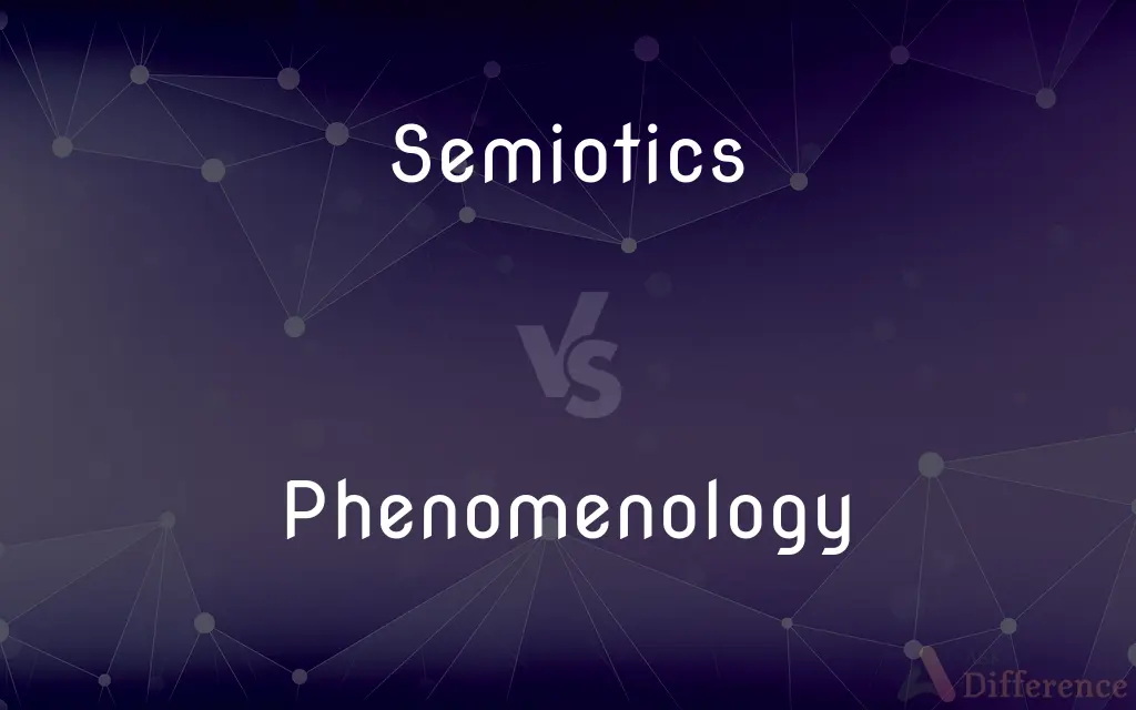 Semiotics vs. Phenomenology — What's the Difference?