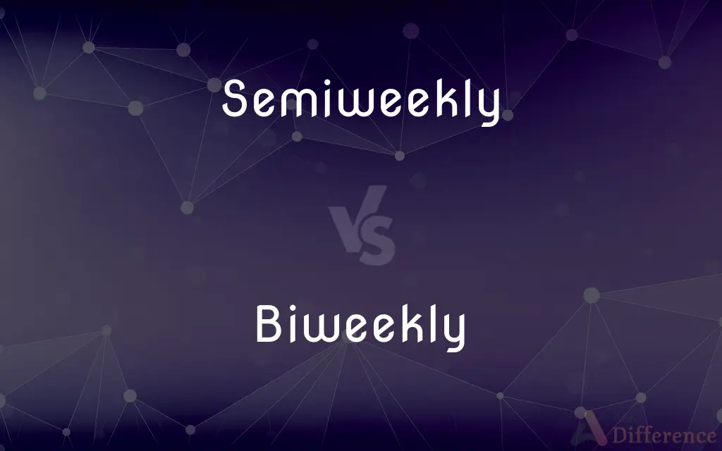 Semiweekly vs. Biweekly — What's the Difference?