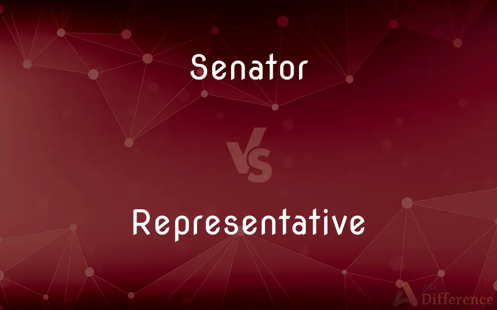 Senator vs. Representative — What's the Difference?