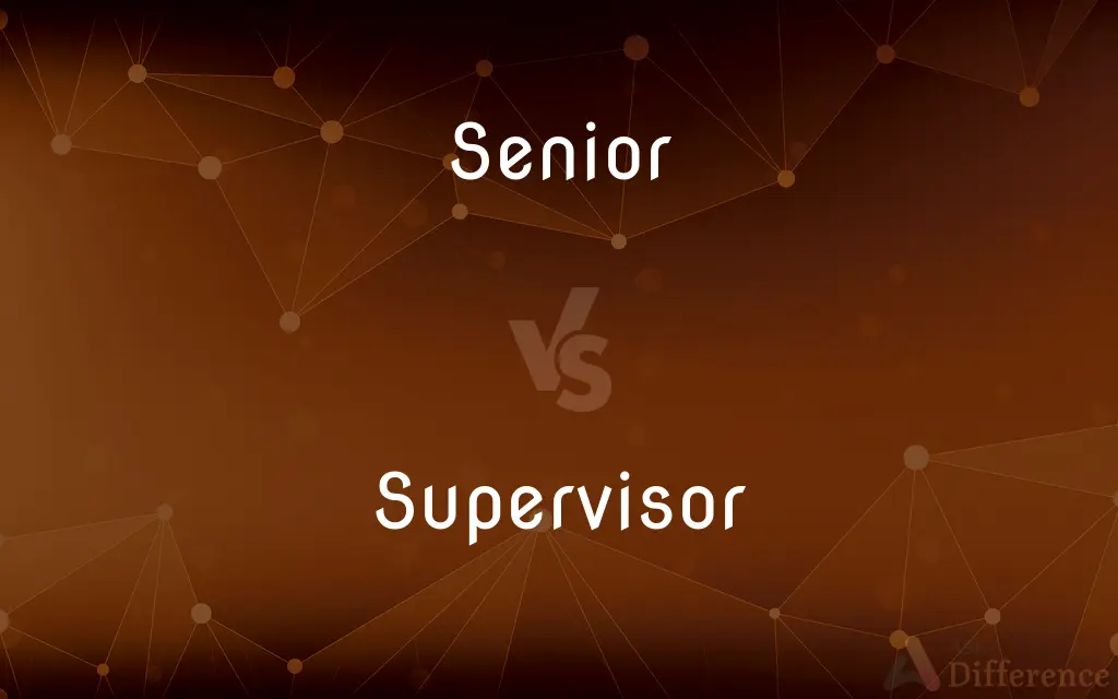 Senior vs. Supervisor — What's the Difference?
