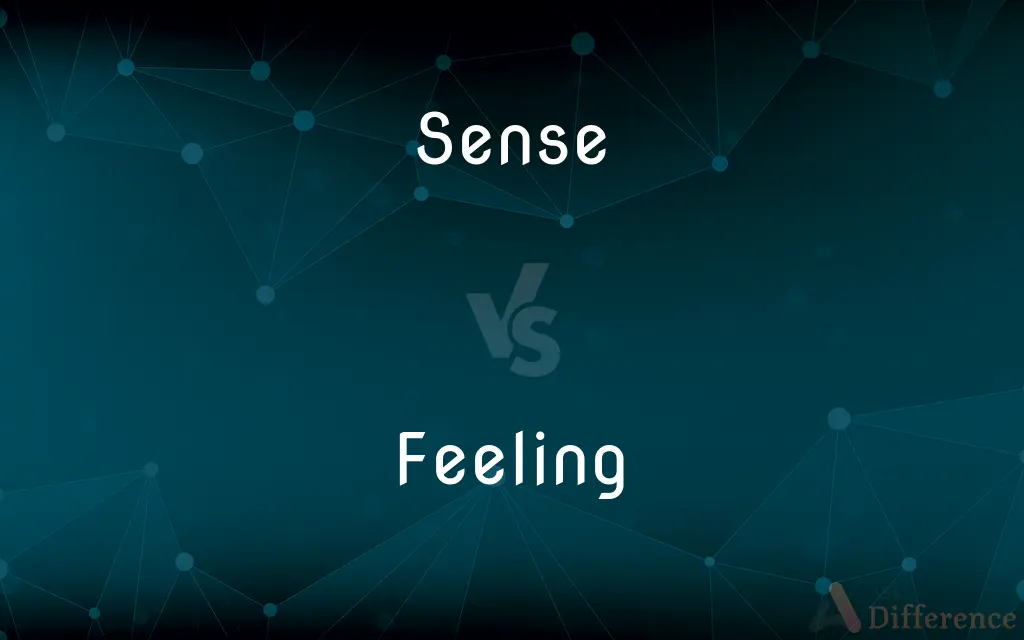 Sense vs. Feeling — What's the Difference?