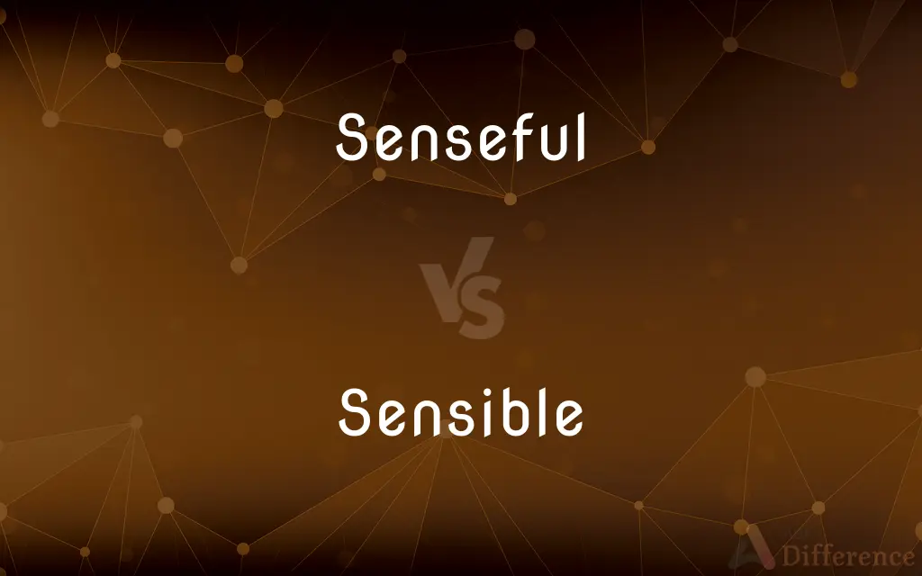 Senseful vs. Sensible — What's the Difference?