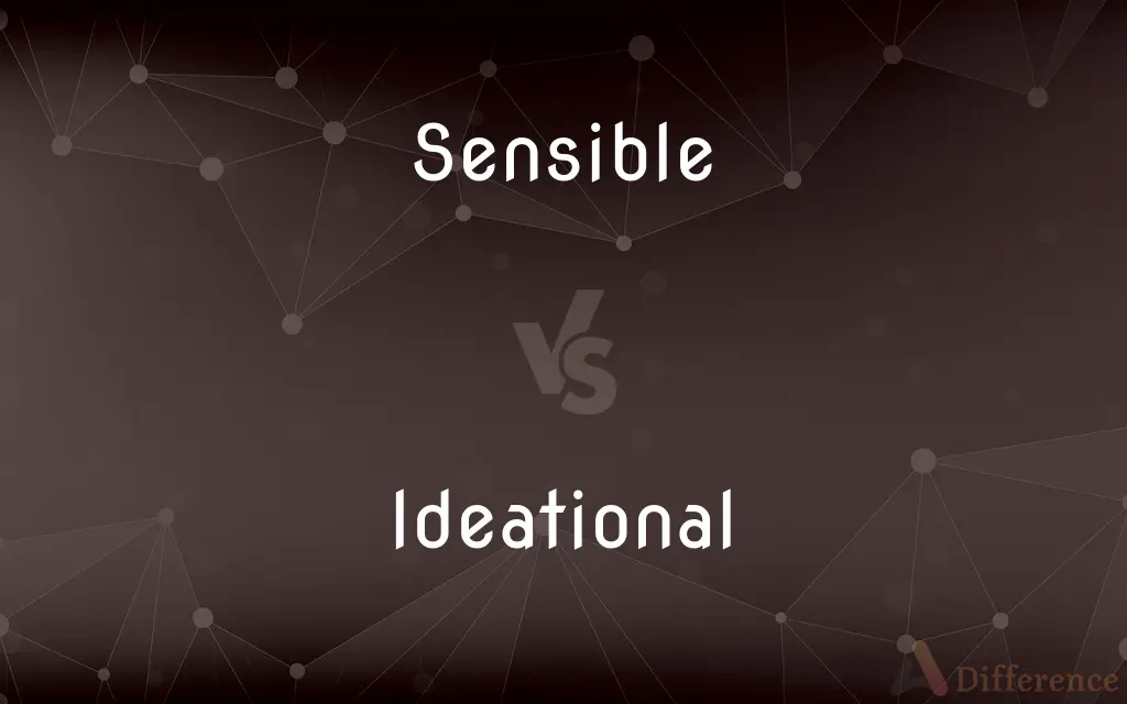Sensible vs. Ideational — What's the Difference?