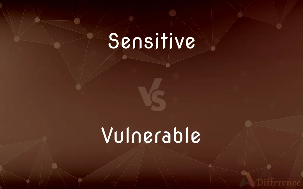 Sensitive vs. Vulnerable — What's the Difference?