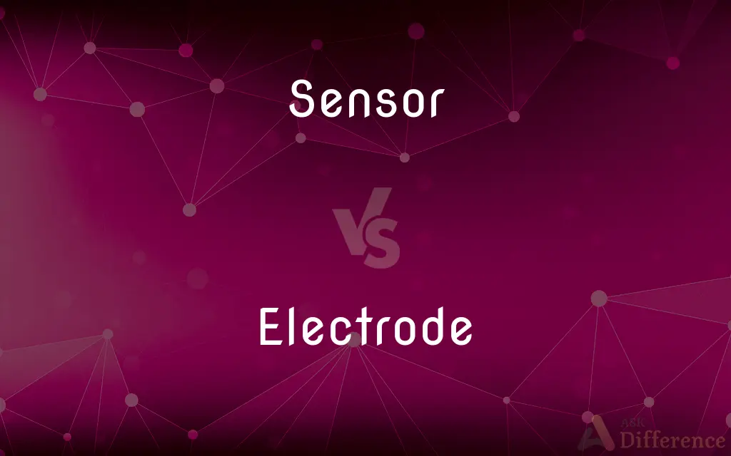 Sensor vs. Electrode — What's the Difference?