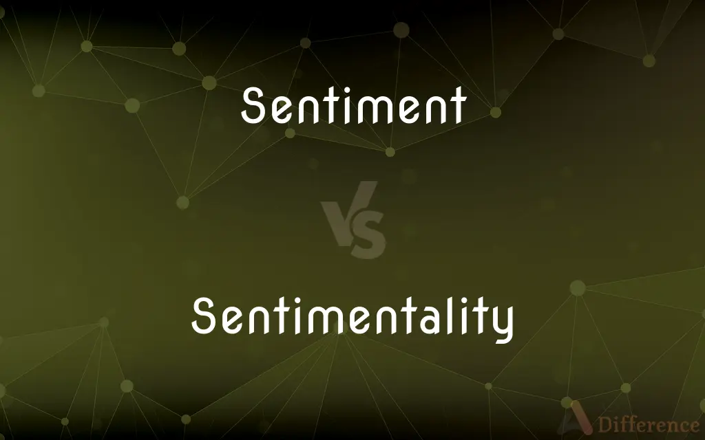 Sentiment vs. Sentimentality — What's the Difference?