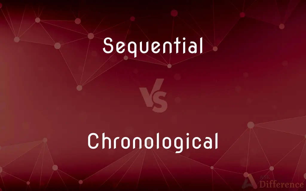 Sequential vs. Chronological — What's the Difference?