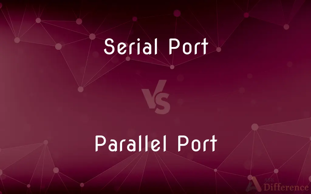 Serial Port vs. Parallel Port — What's the Difference?