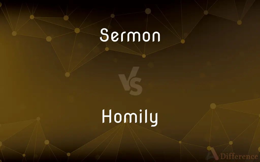 Sermon vs. Homily — What's the Difference?