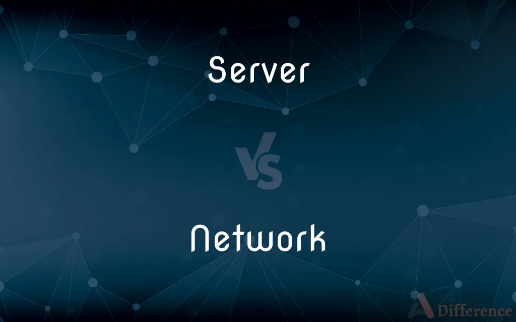 Server vs. Network — What's the Difference?
