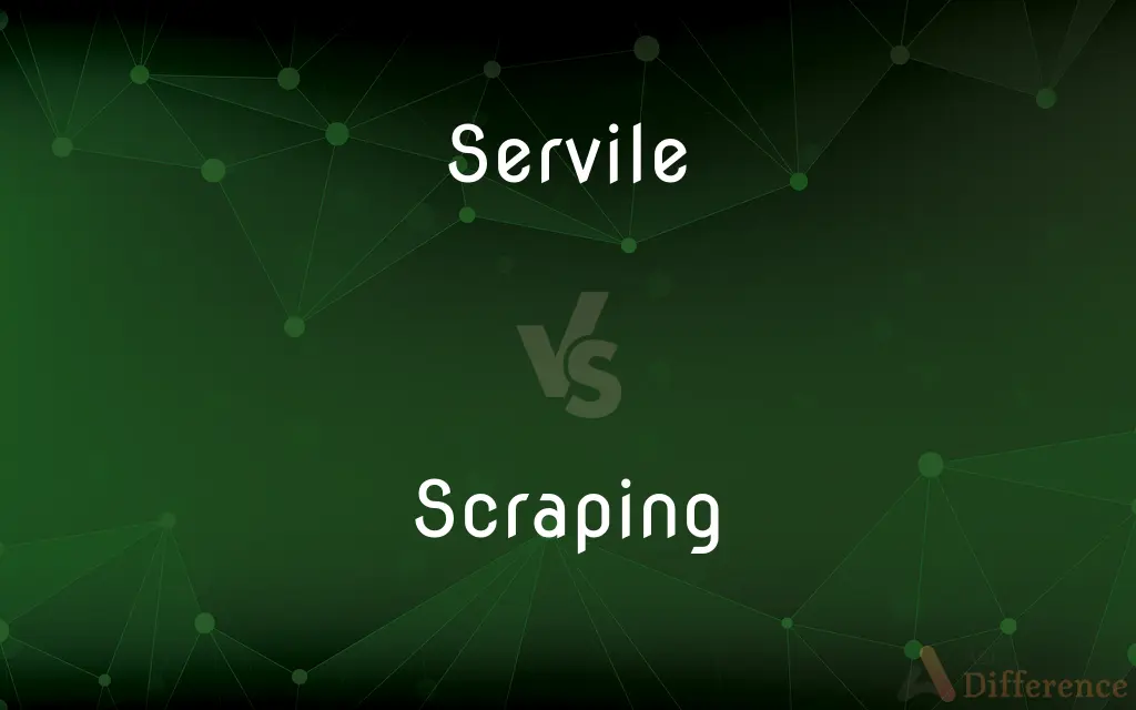 Servile vs. Scraping — What's the Difference?