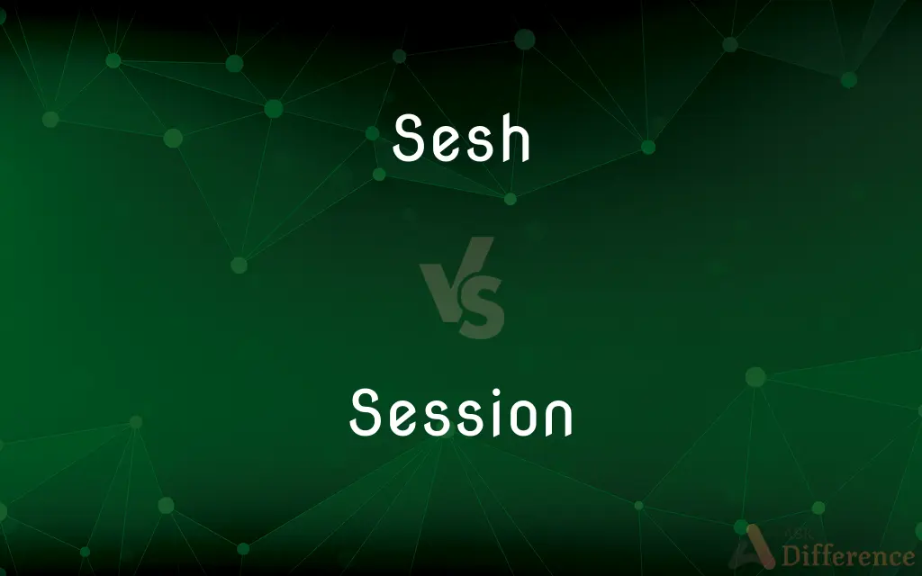 Sesh vs. Session — What's the Difference?