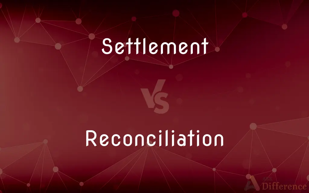 Settlement vs. Reconciliation — What's the Difference?