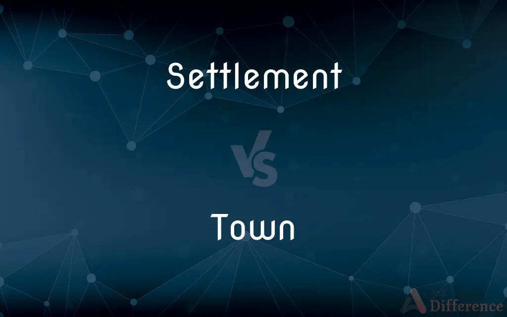 Settlement vs. Town — What's the Difference?