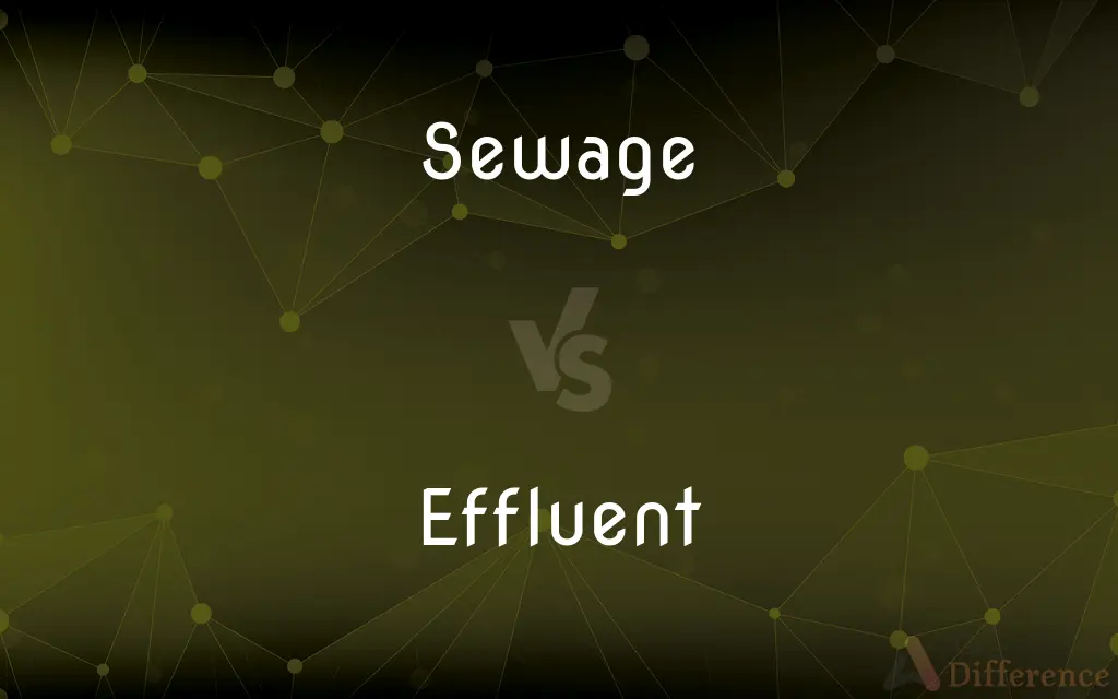 Sewage vs. Effluent — What's the Difference?