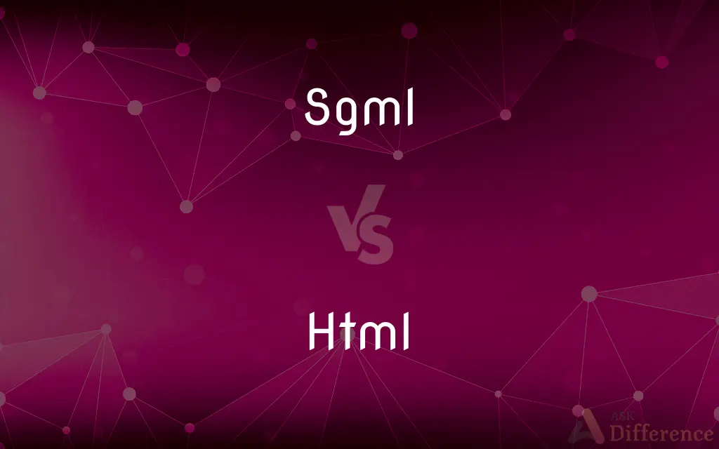 SGML vs. HTML — What's the Difference?