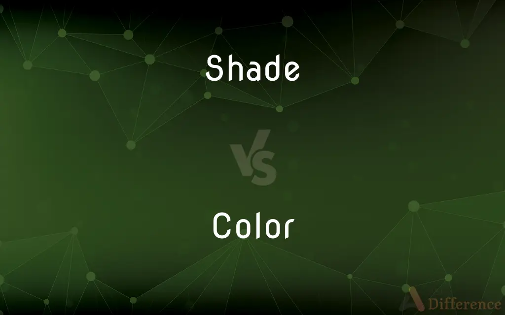 Shade vs. Color — What's the Difference?