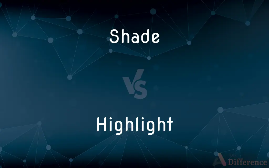 Shade vs. Highlight — What's the Difference?