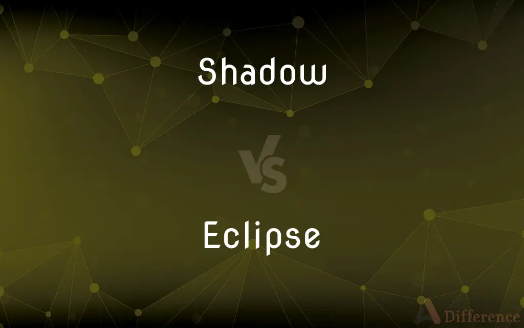 Shadow vs. Eclipse — What's the Difference?