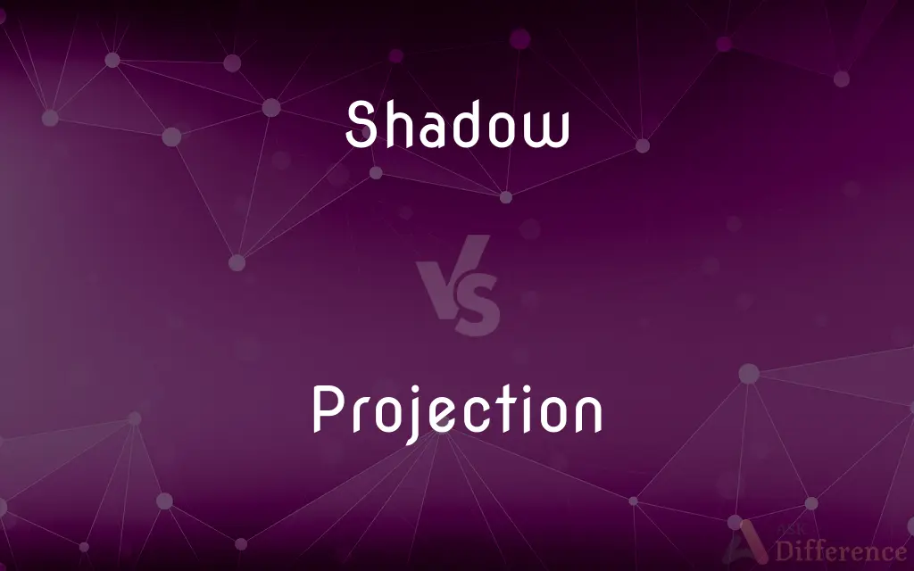 Shadow vs. Projection — What's the Difference?