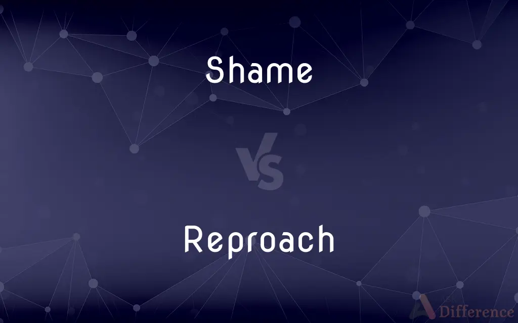 Shame vs. Reproach — What's the Difference?