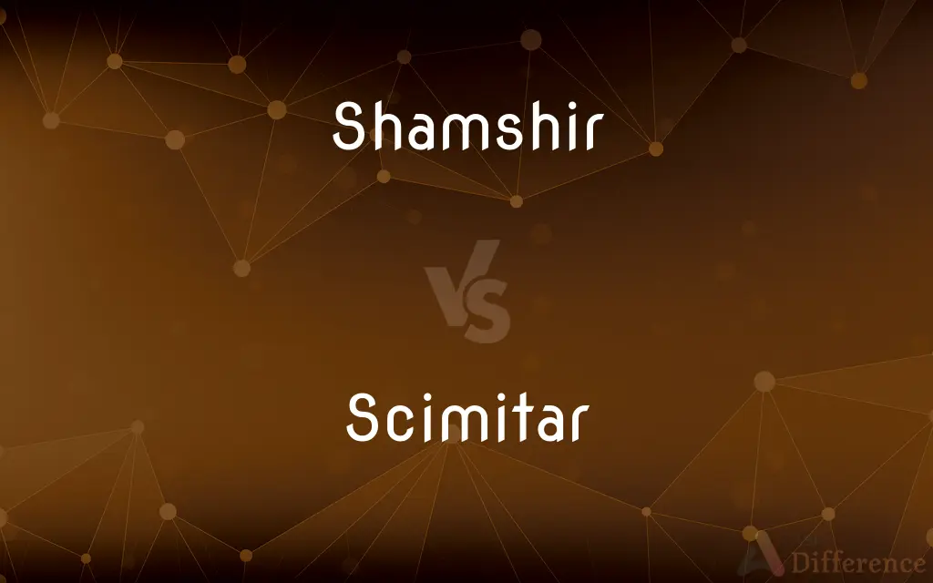 Shamshir vs. Scimitar — What's the Difference?