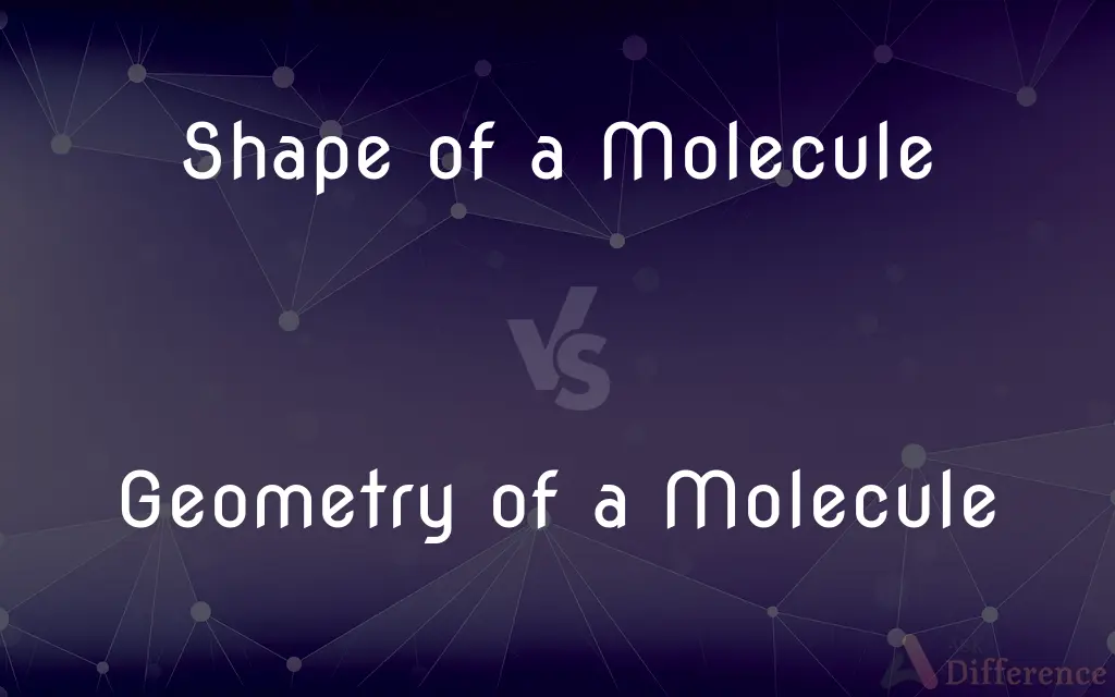Shape of a Molecule vs. Geometry of a Molecule — What's the Difference?