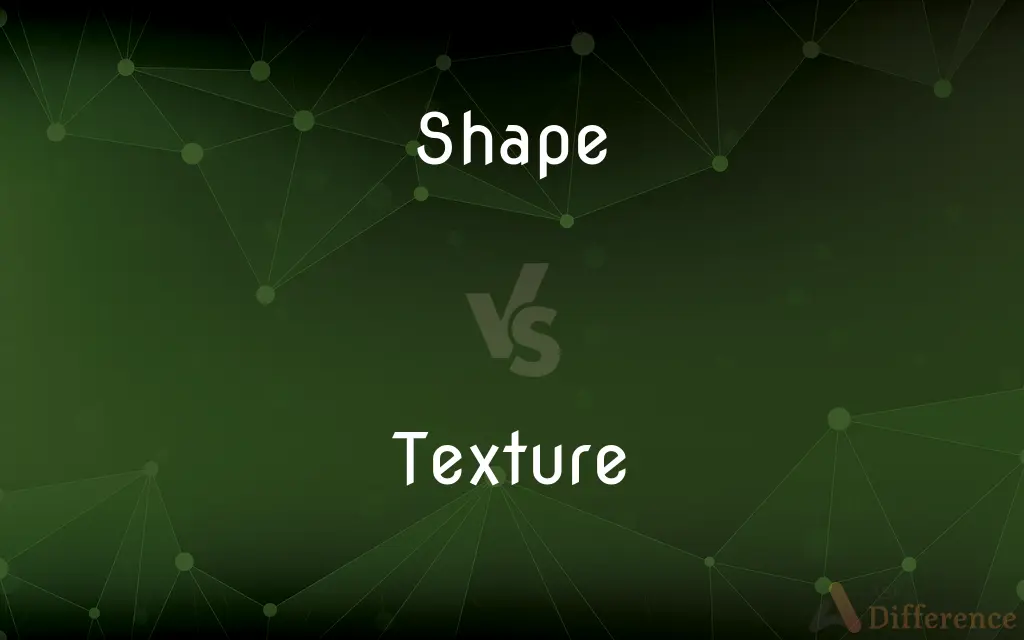 Shape vs. Texture — What's the Difference?