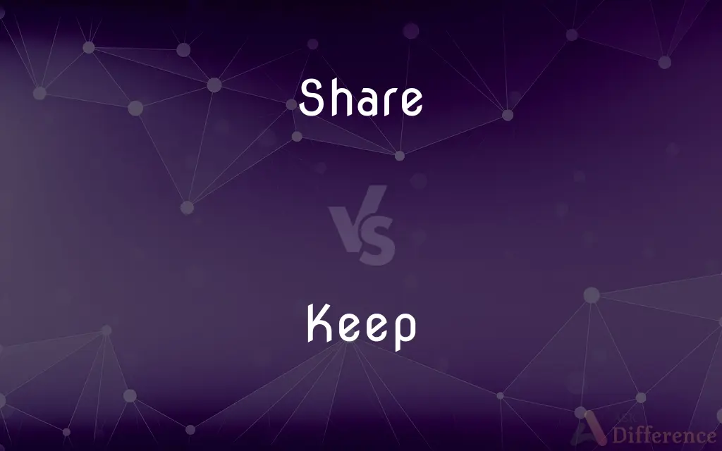 Share vs. Keep — What's the Difference?