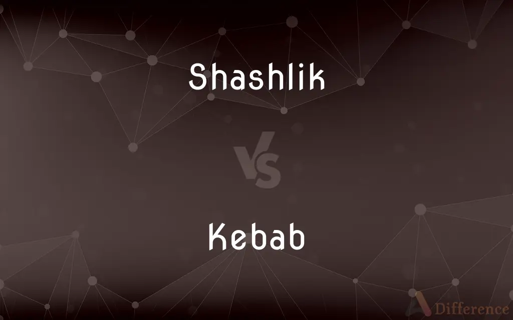 Shashlik vs. Kebab — What's the Difference?