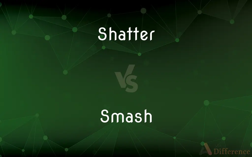 Shatter vs. Smash — What's the Difference?