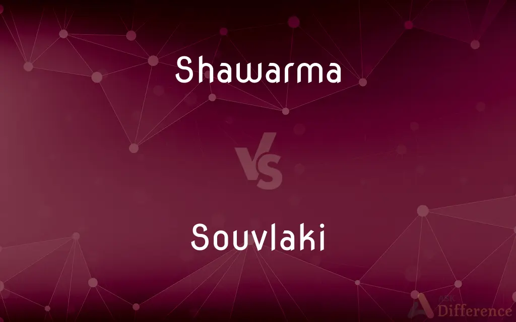 Shawarma vs. Souvlaki — What's the Difference?