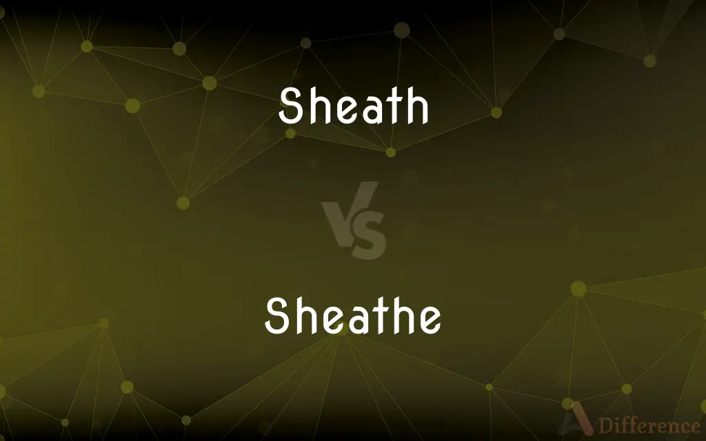 Sheath vs. Sheathe — What's the Difference?