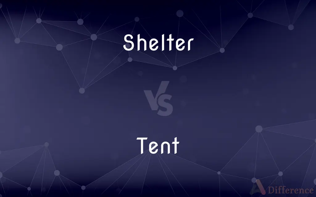 Shelter vs. Tent — What's the Difference?