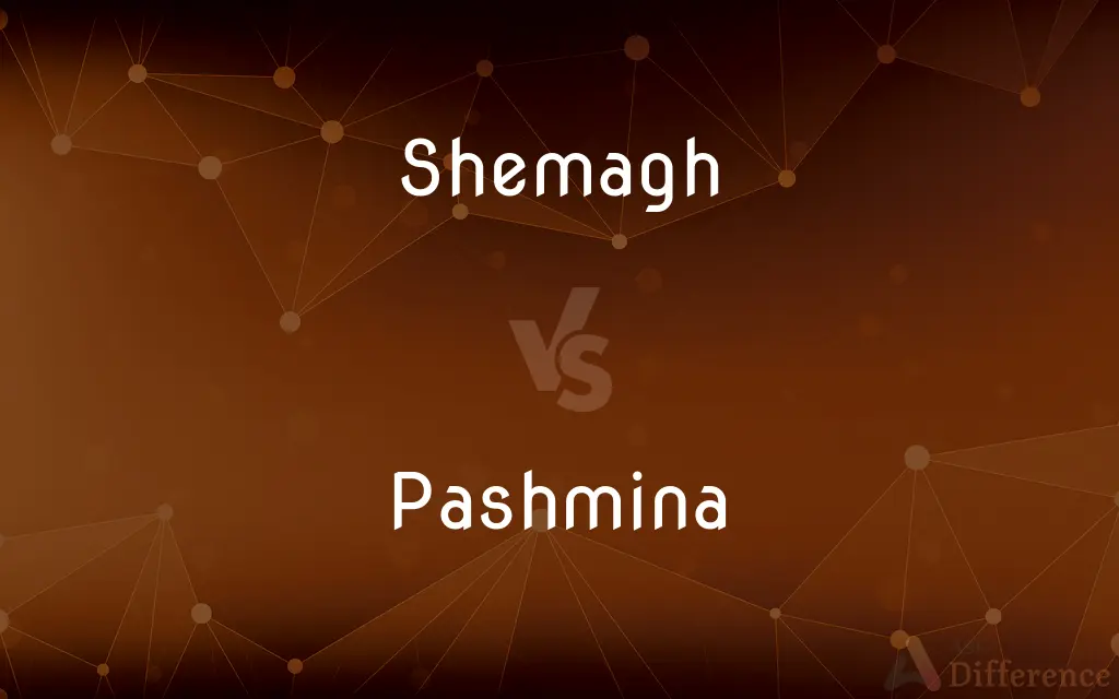 Shemagh vs. Pashmina — What's the Difference?