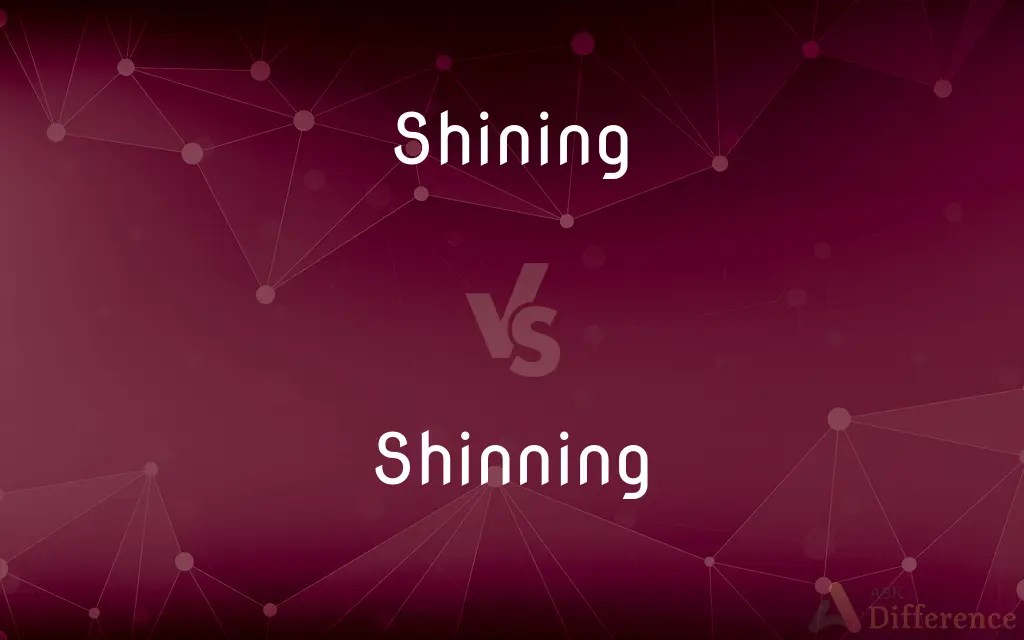 Shining vs. Shinning — What's the Difference?
