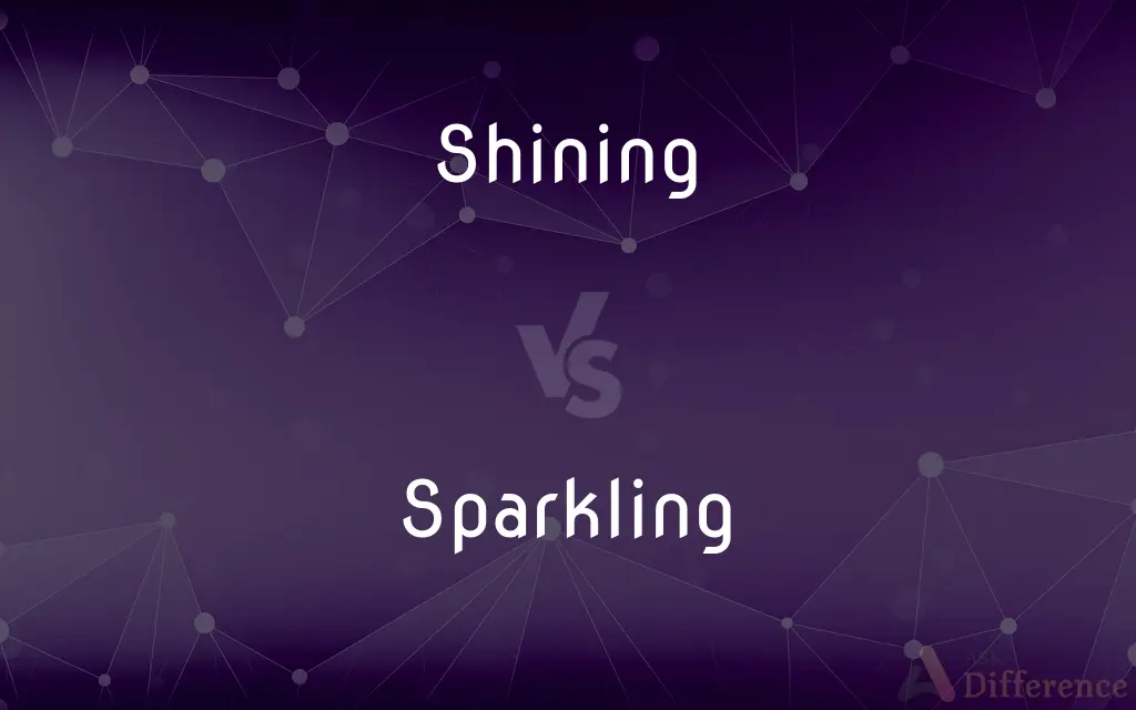 Shining vs. Sparkling — What's the Difference?