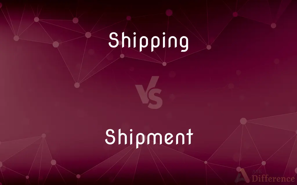 Shipping vs. Shipment — What's the Difference?