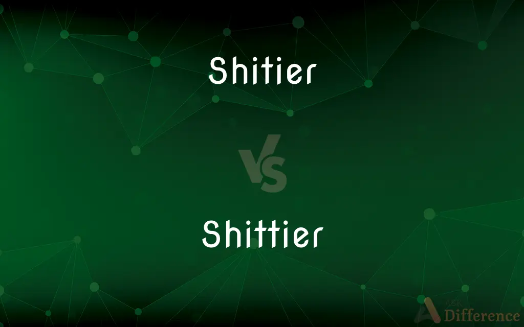 Shitier vs. Shittier — Which is Correct Spelling?