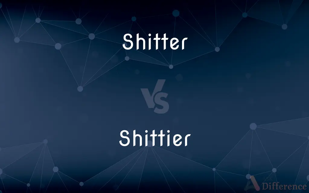 Shitter vs. Shittier — What's the Difference?