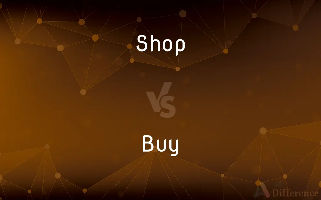 Shop vs. Buy — What's the Difference?