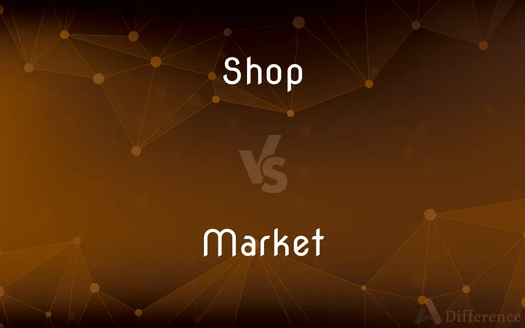 Shop vs. Market — What's the Difference?